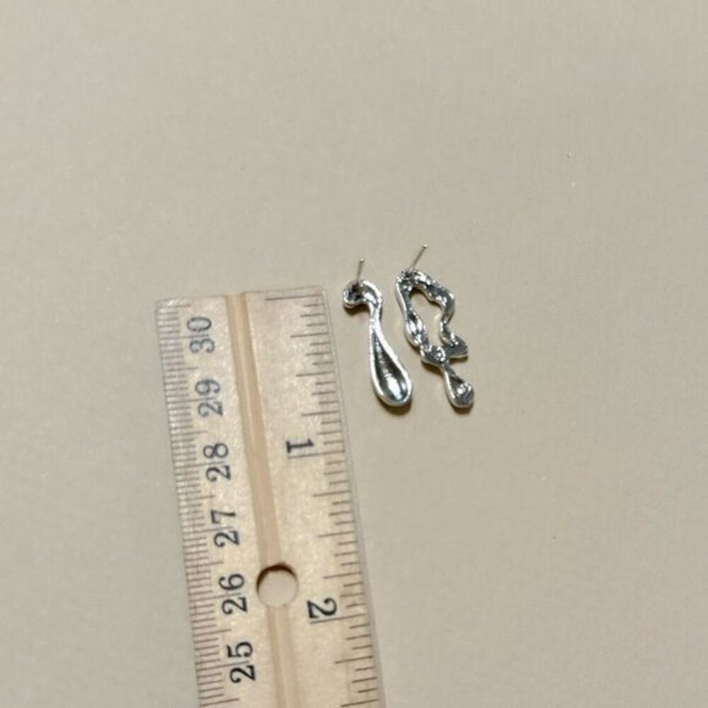 Water drop earrings N803 - Picture 4 of 4
